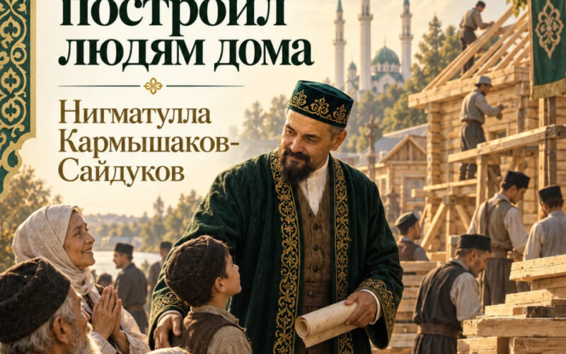 После пожара он построил людям новые дома